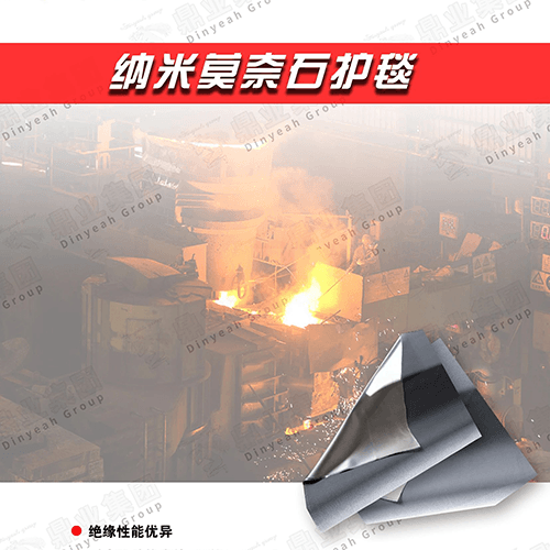 納米莫奈石護(hù)毯——1400°C高溫?zé)o畏！冶金噴濺克星，定制防護(hù)新標(biāo)桿